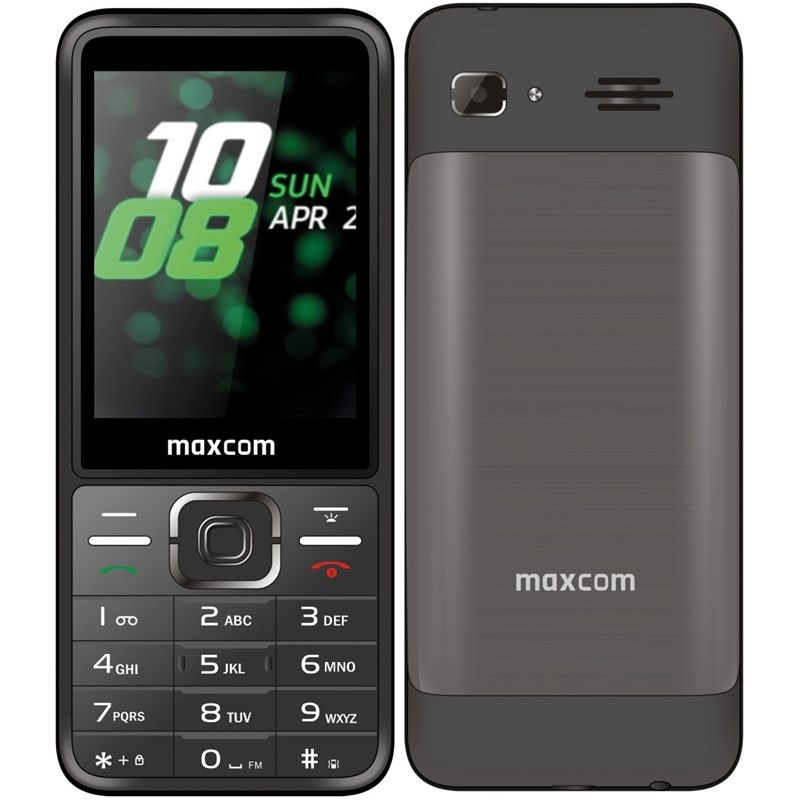 Mobilný telefón MaxCom Classic MM244 SE sivý