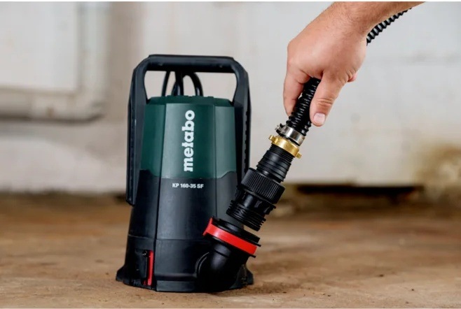 Čerpadlo ponorné Metabo KP 160-35 SF Jednoduché pripojenie hadice k ponornému čerpadlu Metabo