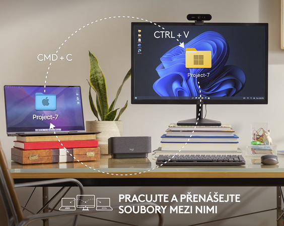 Myš Logitech MX Anywhere 3S sivá Myš Logitech MX Anywhere 3S sivá