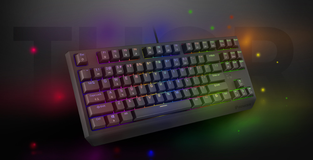 Genesis THOR 230 TKL RGB Outemu Brown US (NKG-2079)