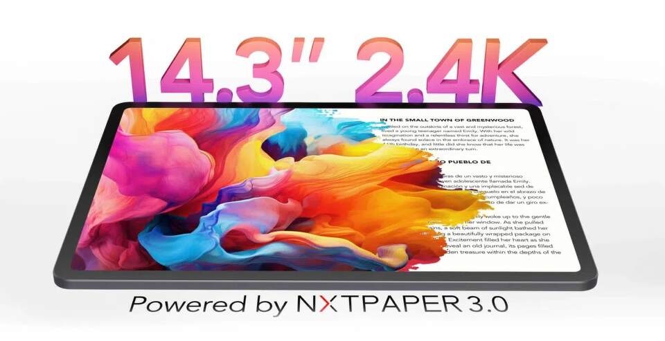 Tablet TCL NXTPAPER 14 + flipové puzdro a dotykové pero sivý Tablet TCL NXTPAPER 14 + flipové puzdro a dotykové pero sivý