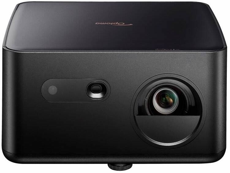 Photon Life PK32 – čierny prenosný 4K DLP projektor značky Optoma s 4LED technológiou a jasom 1100 lúmenov
