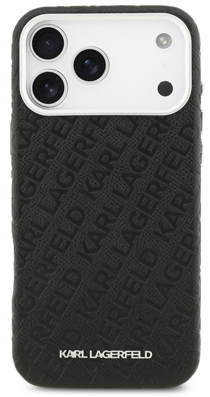 Kryt na mobil Karl Lagerfeld, pre Apple iPhone 17 Pro Max, čierna farba