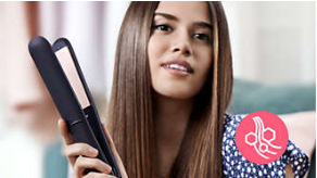 Žehlička na vlasy Philips BHS378/00 čierna Keratinové destičky