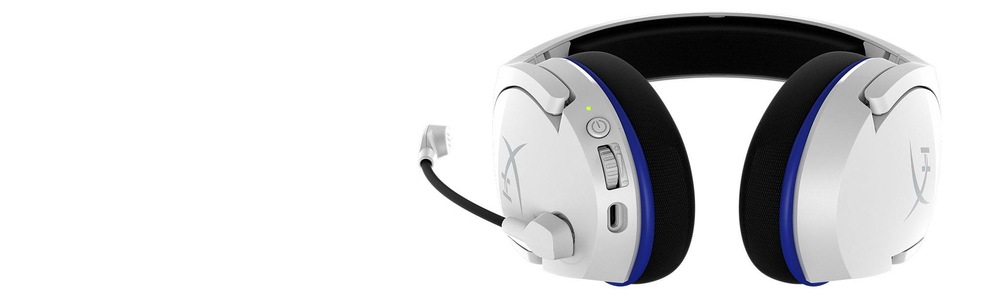 Headset HyperX Cloud Stinger Core Wireless pre PS4/PS5 biely Headset HyperX Cloud Stinger Core Wireless