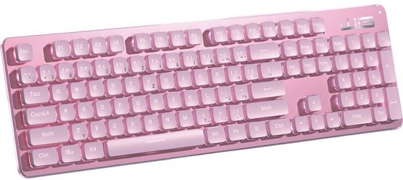Klávesnica WG Low Profile, CZ/SK ružová