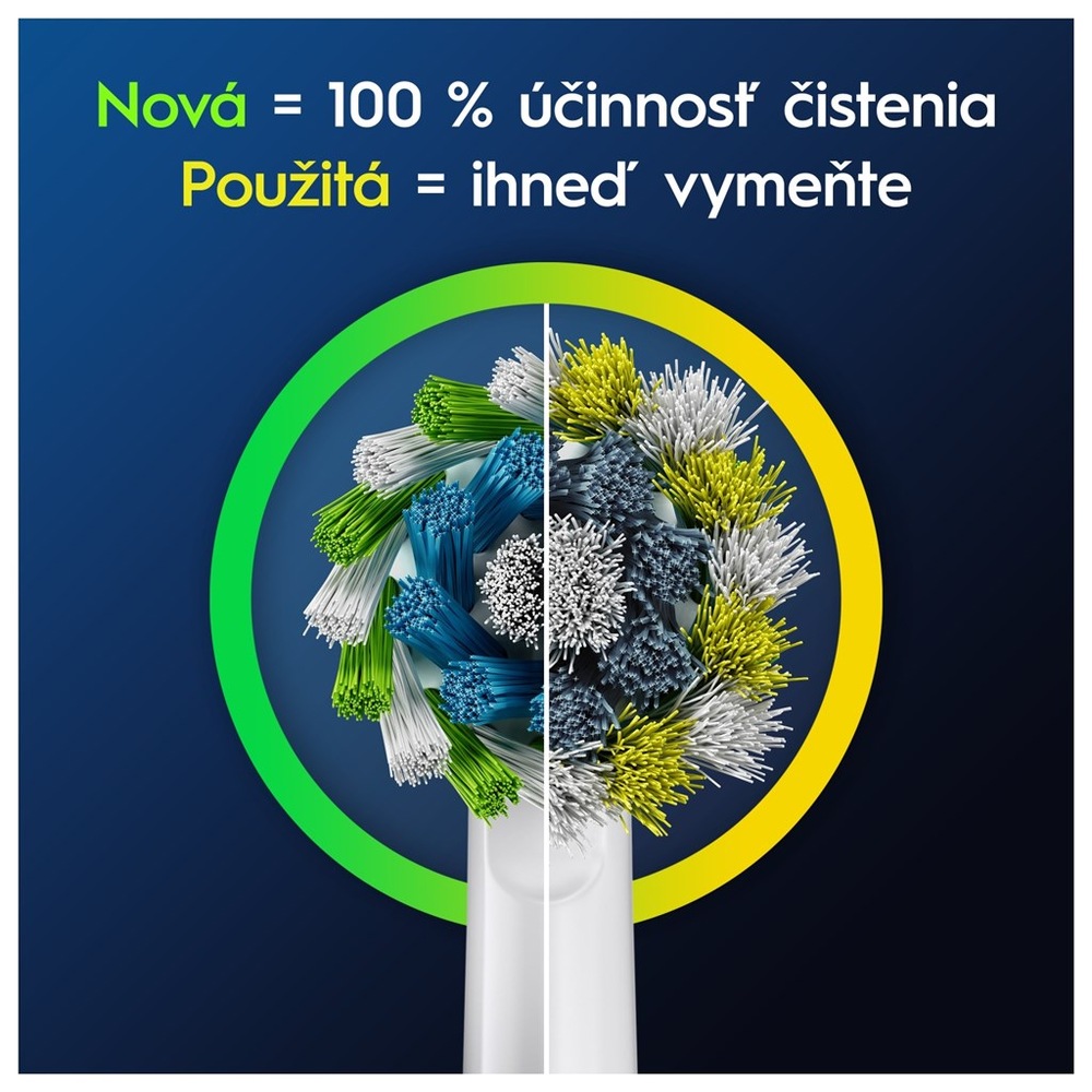 Náhradné hlavice Oral-B Pro Cross Action (6 ks) Náhradná kefka Oral-B Pro Cross Action 6 ks