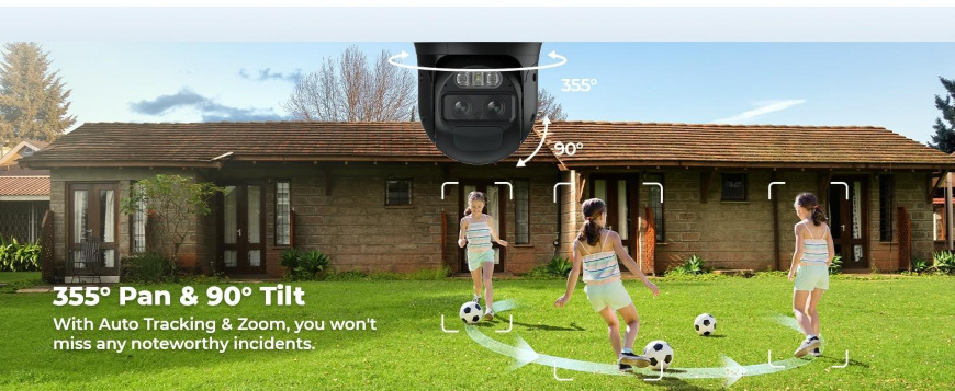 IP kamera Reolink Trackmix Series B770 - Trackmix Wi-Fi biela Reolink Trackmix Series B770 / Trackmix Wi-Fi, biela