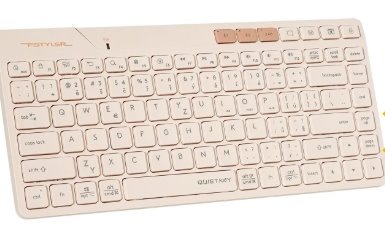 Klávesnica A4Tech FStyler FBK26C AS, CZ krémová Klávesnica A4Tech FStyler FBK26C AS, CZ krémová