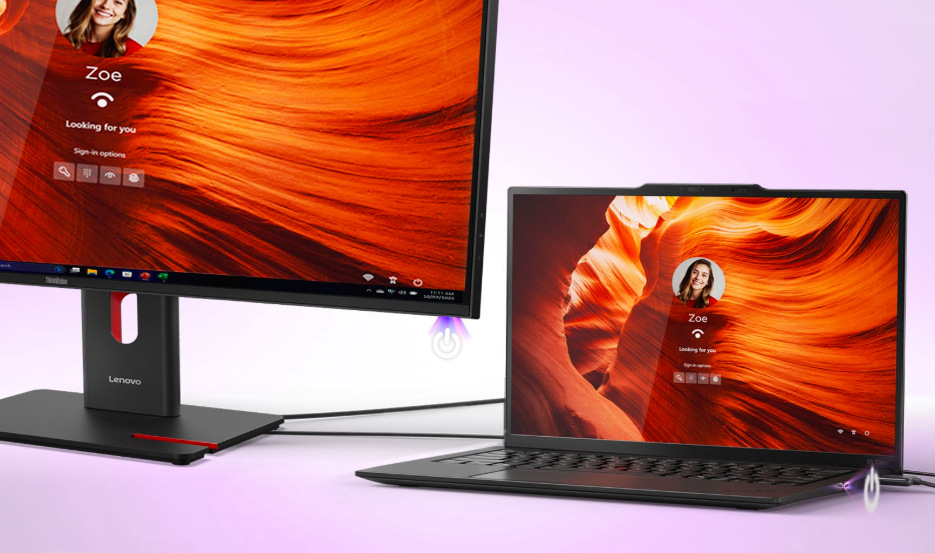 Monitor Lenovo ThinkVision T24d-40 23.8", WLED podsvietenie, IPS panel, 4ms, 1500: 1, 250cd/m2, 1920 × 1080 Full HD, - čierny