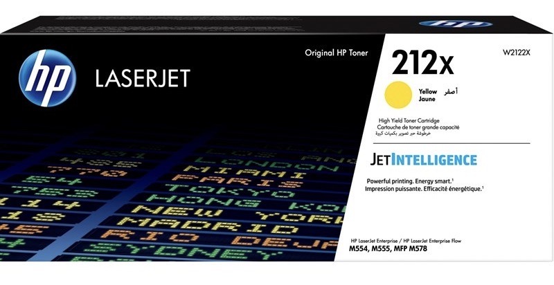 Toner HP 212X, 10000 stran žltý