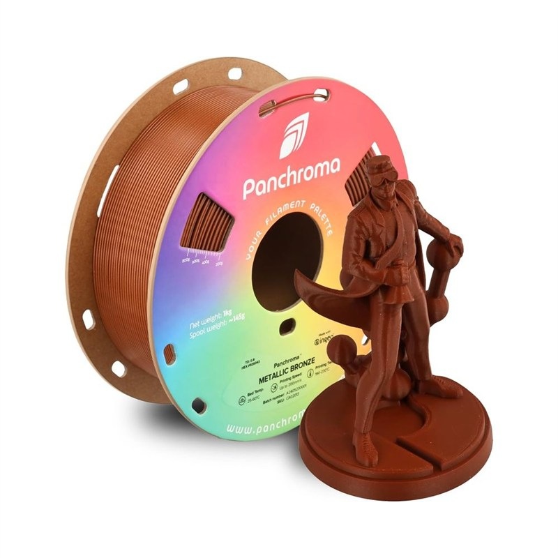 Filament Polymaker Panchroma PLA Metallic - bronzový