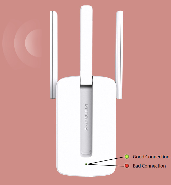 Wi-Fi extender Mercusys MW300RE biely Wi-Fi extender Mercusys MW300RE biely