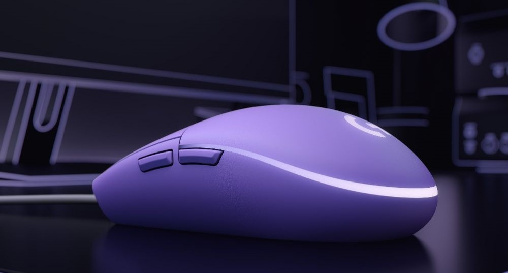Myš Logitech G203 Lightsync fialová Myš Logitech G203 Lightsync fialová