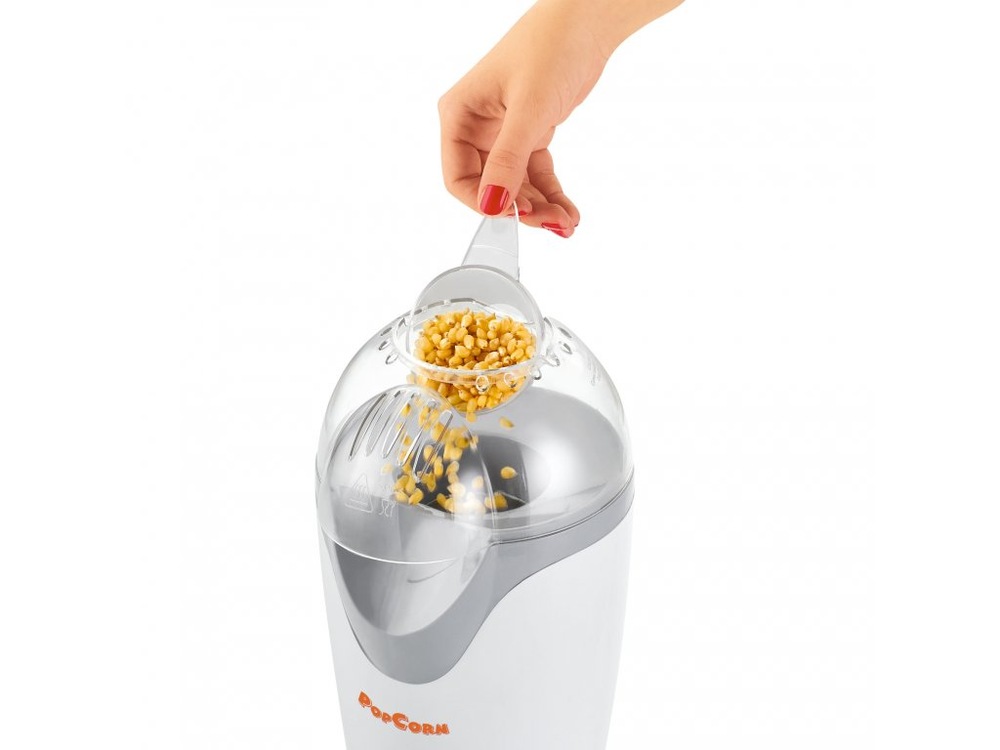 Popkornovač Clatronic PM 3635, biely