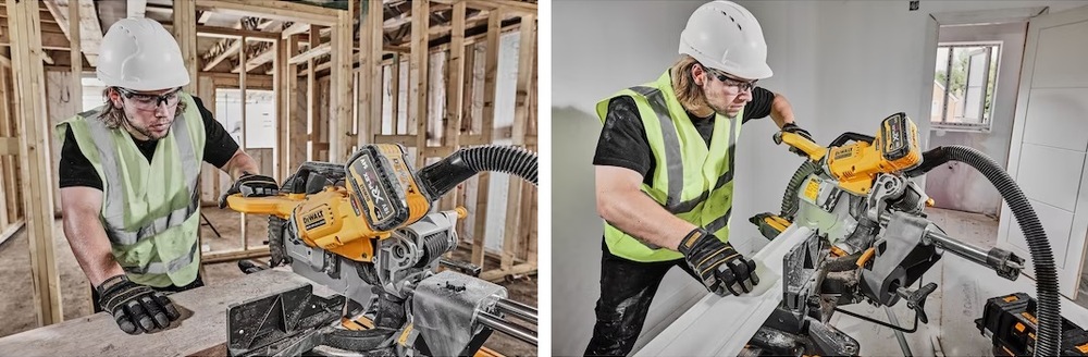 Píla úkosová Dewalt 54V XR Flexvolt DCS781X2 (s baterií) Píla úkosová Dewalt 54V XR Flexvolt DCS781X2 (s baterií)