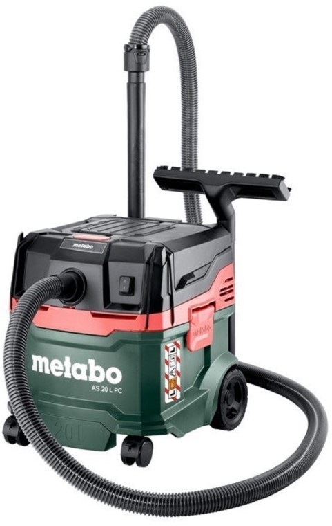 Priemyselný vysávač Metabo AS 20 L PC All 602083000 čierny/červený/zelený