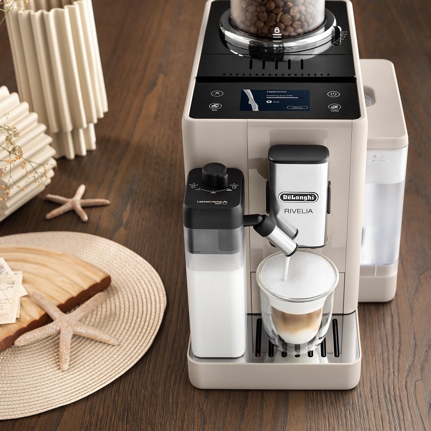 Automatický kávovar De'Longhi Rivelia EXAM 440.55.BG béžový