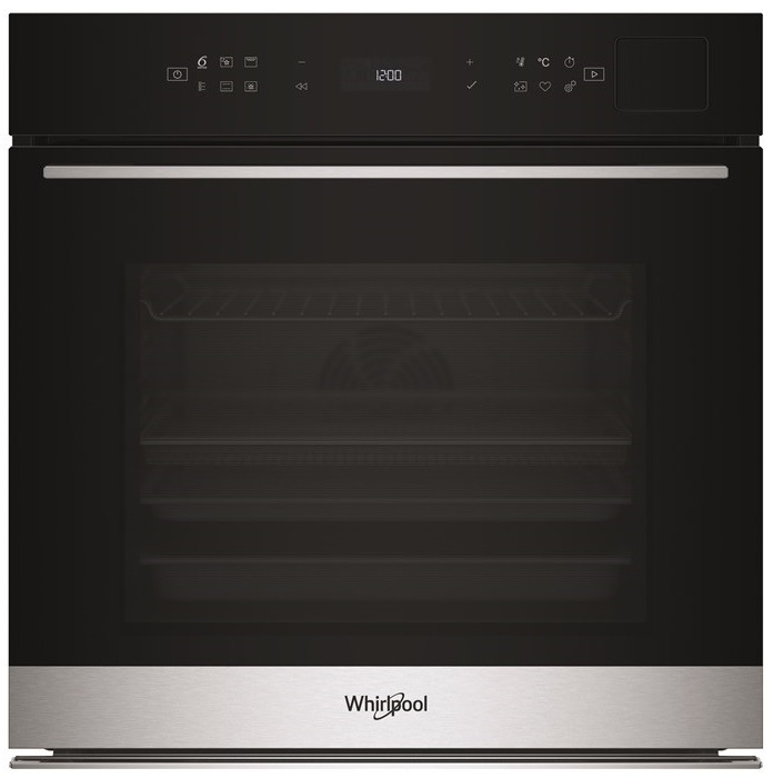 Rúra vstavaná Whirlpool WOI7A8HT0SXA, čierna, nerez, s parou