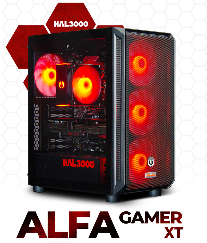 Herný počítač HAL3000 Alfa Gamer XT čierny „HAL3000
