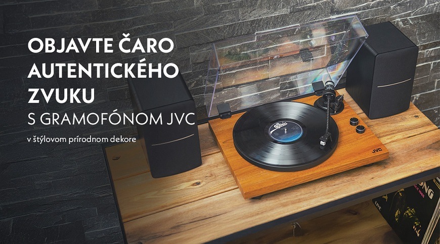 Gramofón JVC AL-E534M hnedý