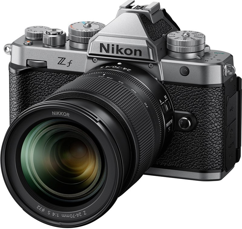 Digitálny fotoaparát Nikon Z f + 24-70 mm f/4 strieborný NIKKOR 24-70 mm f/4