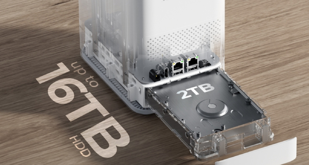 2TB pevný disk ponúka dostatok priestoru na ukladanie videí vo vysokej kvalite