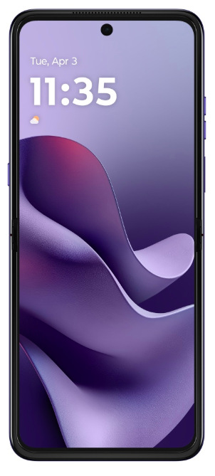 Mobilný telefón Motorola Razr 70 Ultra 5G 16 GB / 512 GB modrý Predný pohľad na Motorola Razr 70 Ultra 5G so 6,96" AMOLED displejom