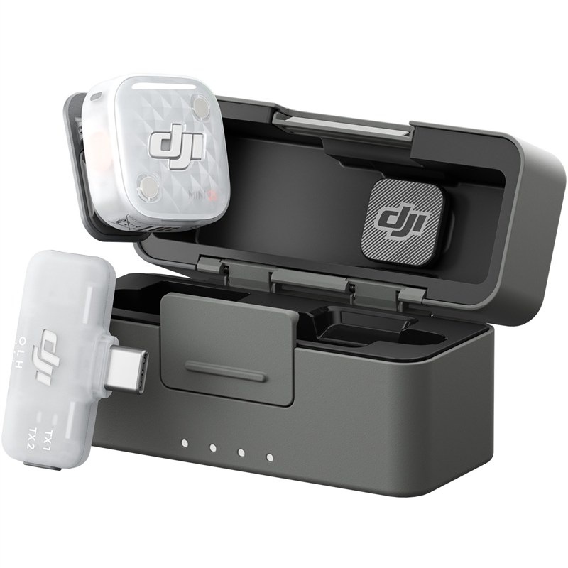 Mikrofón DJI Mic Mini 2S (1 TX + 1 Mobile RX + Charging Case)