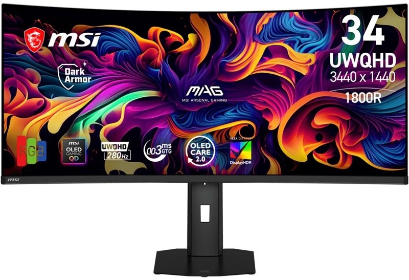 Herný monitor MSI MAG 341CQP QD-OLED X28