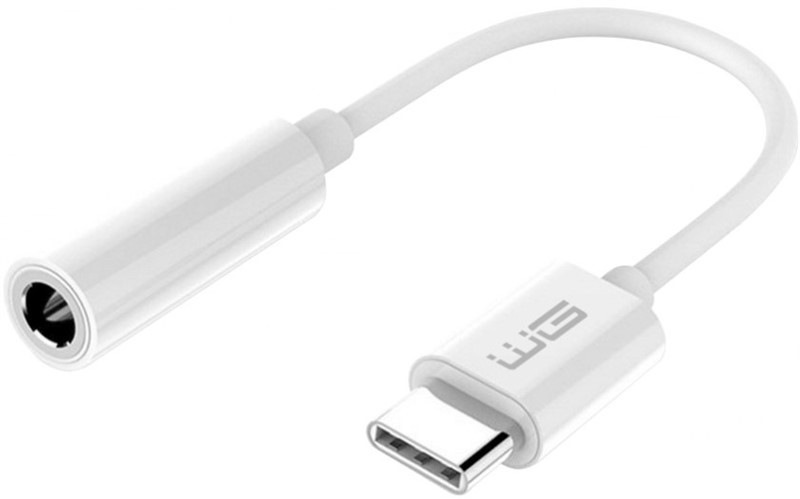 Redukcia WG 3,5mm Jack/USB-C - biela