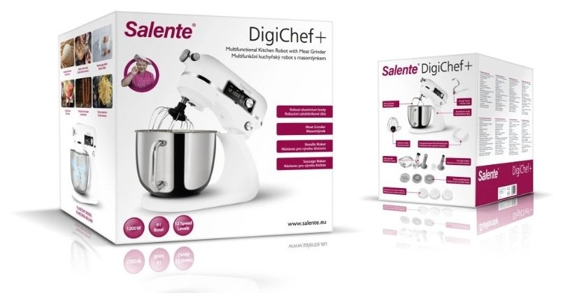Kuchynský robot Salente DigiChef+ biely Kuchynský robot Salente DigiChef+