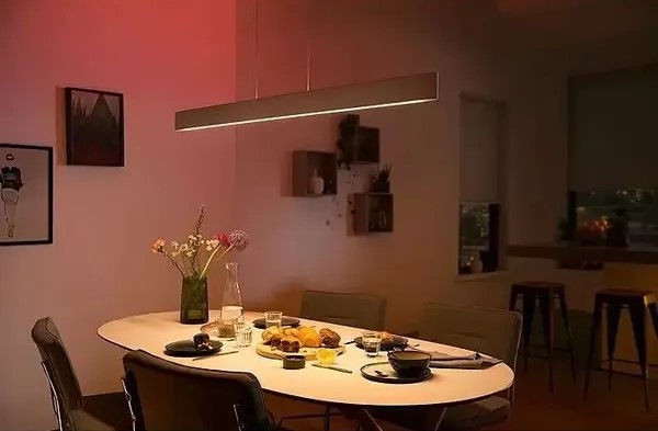Závesné svietidlo Philips Hue Ensis White and Color Ambiance biele