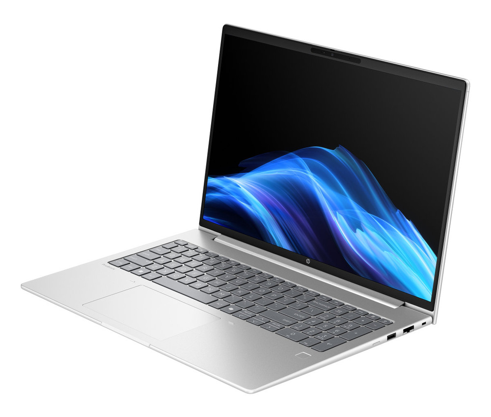 Notebook HP ProBook 4 G1a 16" strieborný Notebook HP ProBook 4 G1a 16" natočený doľava