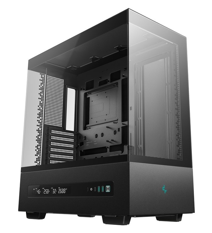PC skriňa DeepCool CH690 Digital, čierna farba.