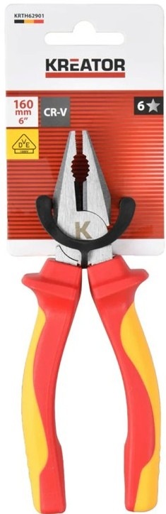 Kliešte Kreator KRTH62901 o dĺžke 175mm z chóm-vanádiovej ocele