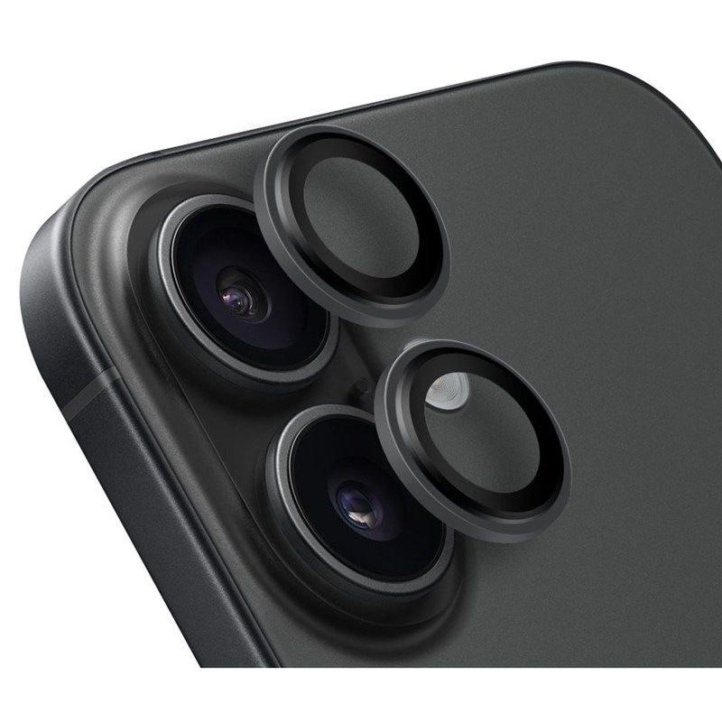 Ochranné sklo šošovky fotoaparátu Obal:Me na Apple iPhone 17 - čierne