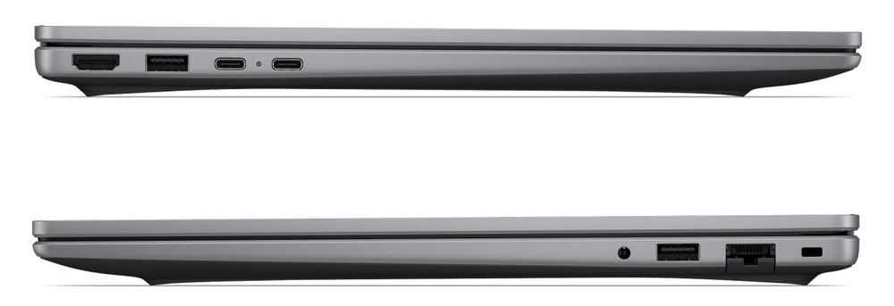 Notebook HP 200 G2a 16" sivý Zatvorený notebook HP 200 G2a z oboch profilov