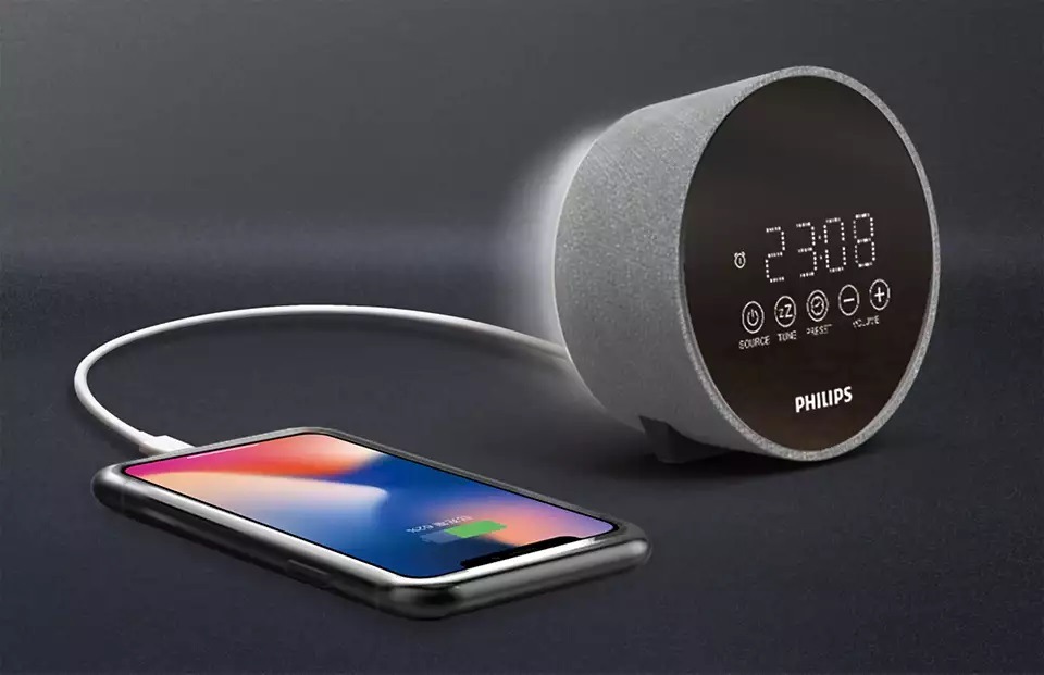 Rádiobudík Philips TADR402 sivý Philips TADR402