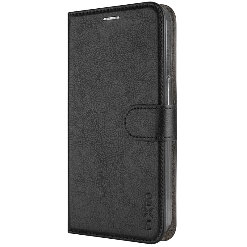 Puzdro na mobil flipové FIXED Opus na Apple iPhone 16 Pro Max čierne