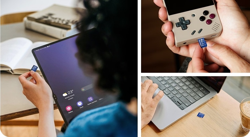 Použitie MicroSD karty v tablete, notebooku a vreckovej konzole