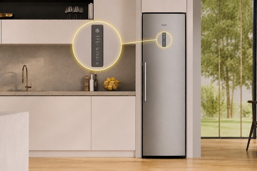Mraznička Whirlpool WHFF 6403 W4E biela Mraznička Whirlpool WHFF 6403 W4E, šuplíková