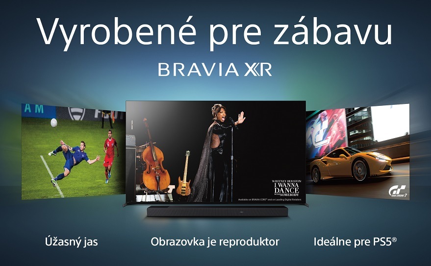 Televízor Sony XR-65A80L Televízory Sony BRAVIA XR™, Cognitive Processor XR™