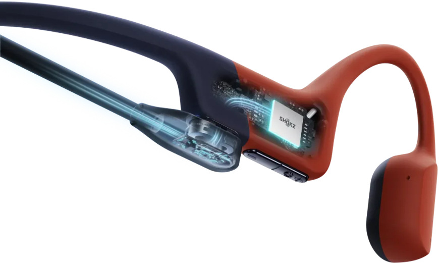 Slúchadlá Shokz OpenSwim Pro červená Shokz OpenSwim Pro, červená