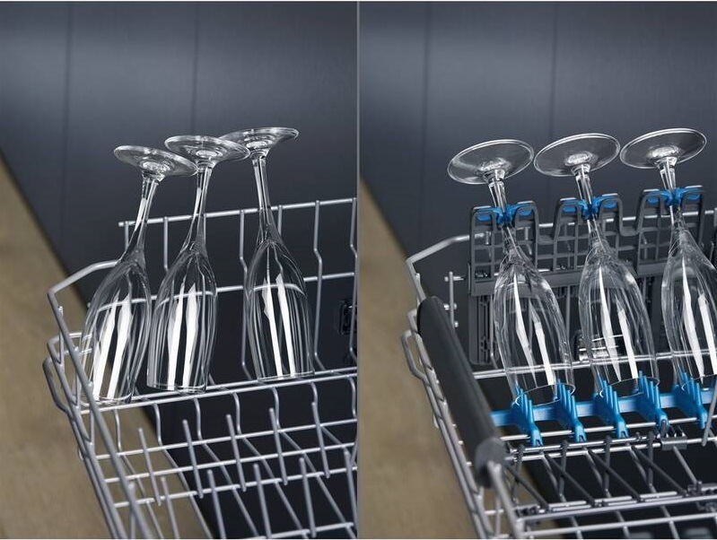Umývačka riadu 45 Electrolux 700 GlassCare EEG63410L, vstavaná, držiaky SoftGrips a SoftSpikes