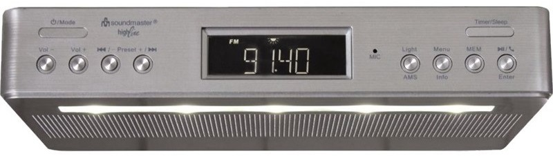 Rádioprijímač s DAB+ Soundmaster UR2045SI strieborný Soundmaster UR2045SI, stříbrná