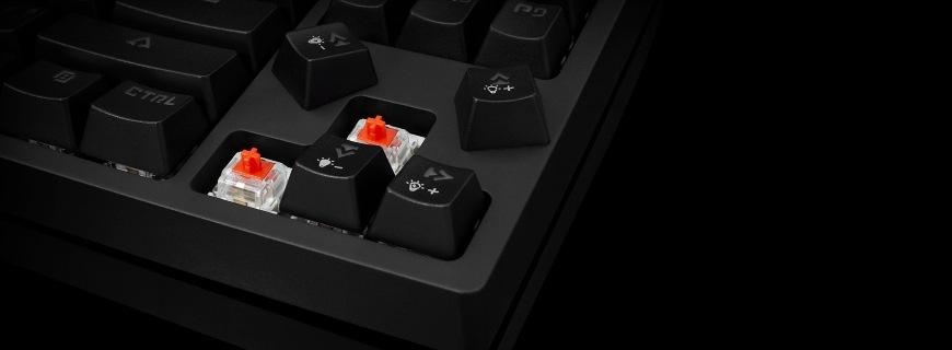 Klávesnica White Shark KODACHI ,US layout, Red Switch čierna White Shark KODACHI, US layout, červený switch, čierna