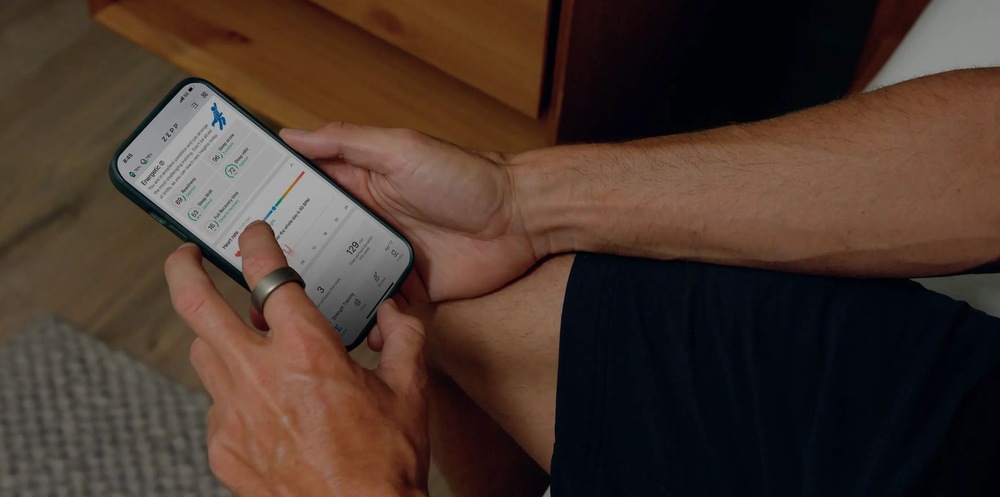 Inteligentný prsteň Amazfit Helio Ring velikost 10 Titanium Amazfit Helio Ring vel. 10