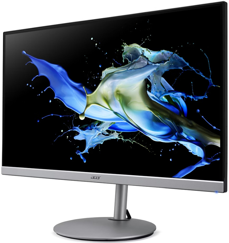 Pohľad zľava na monitor Acer Vero CB272P6bipr s IPS panelmi a pozorovacími uhlami 178°