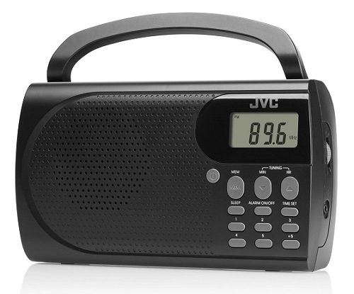 Rádioprijímač JVC RA-E431B čierny